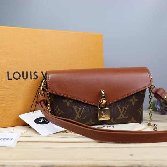 Louis Vuitton Handbags - Louis Vuitton Padlock on Strap Handbag Monogram Canvas and Leather Brown Caramel